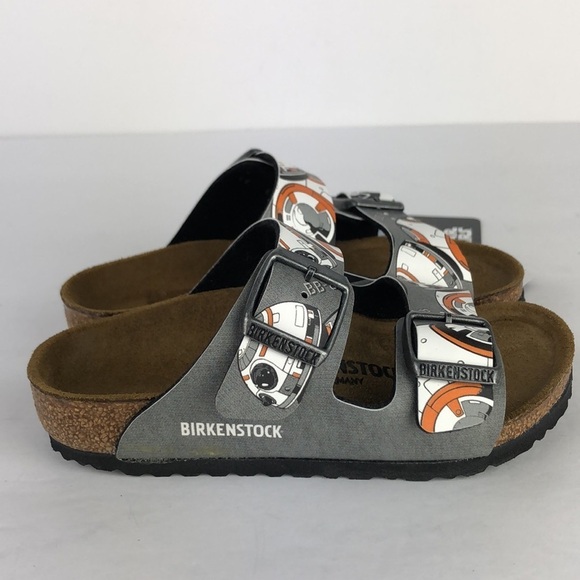 NEW Limited Edition Birkenstock Arizona Star Wars BB8 Kids Sandals - Picture 3 of 14